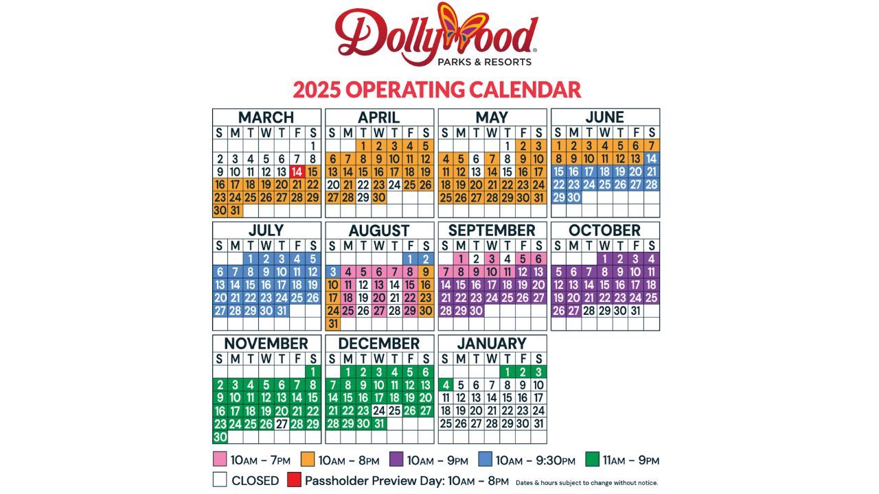 Dollywood Schedule For May 2025