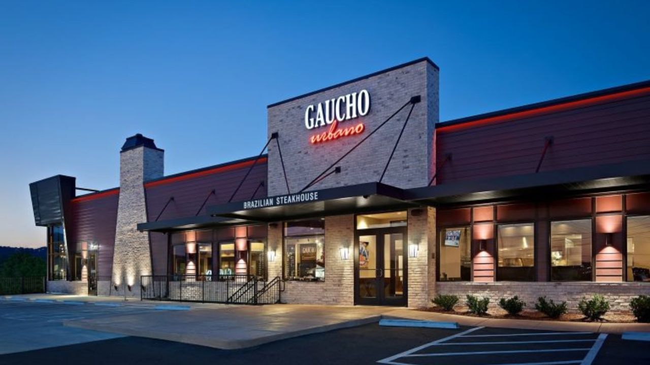 A stylish restaurant in Pigeon Forge with modern décor and ambient lighting.