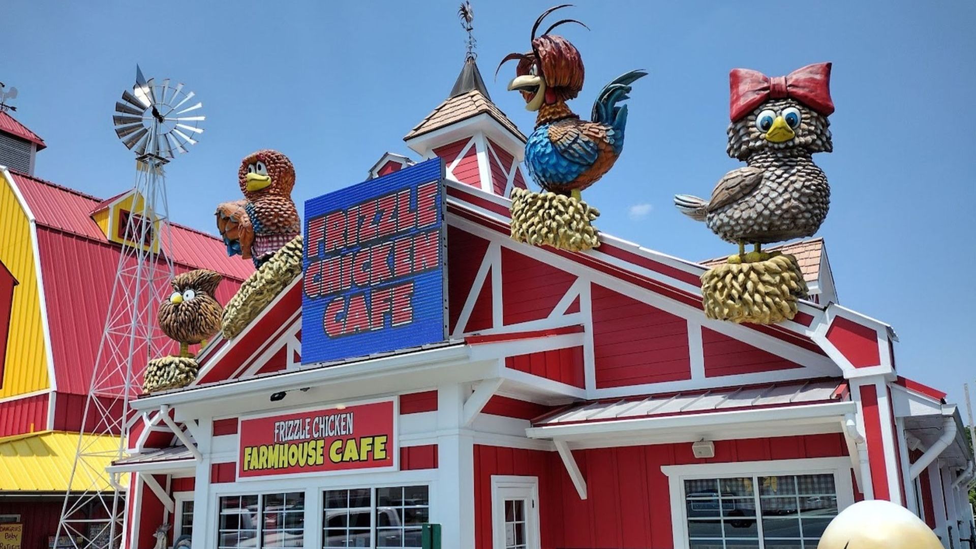 Frizzle Chicken Farmhouse Cafe in Pigeon Forge Frizzle Chicken Farmhouse Cafe in Pigeon Forge