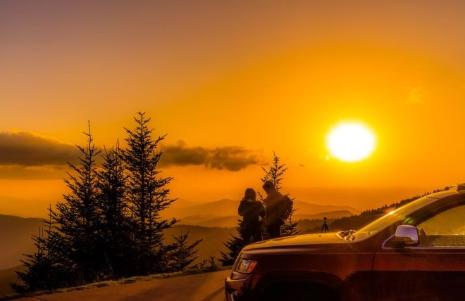 Image for Thing To Do 6 Places to See a Sunset in the Smoky Mountains