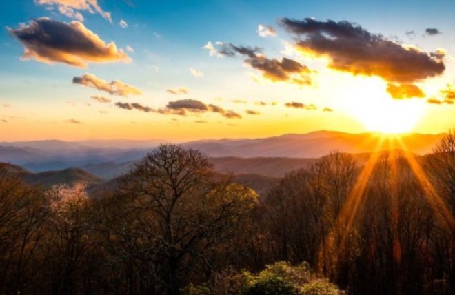 Image for Thing To Do 6 Places to See a Sunset in the Smoky Mountains