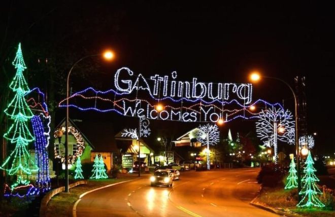 Image for Thing To Do Driving Through a Winter Wonderland: Self-Guided Christmas Light Tours in Gatlinburg