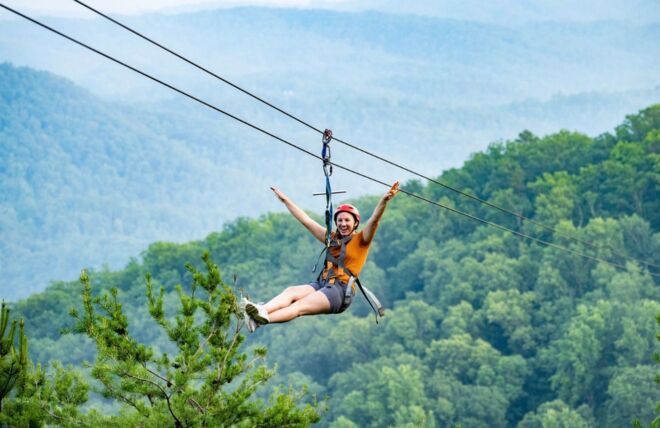 Image for Thing To Do The Best Ziplines in Pigeon Forge